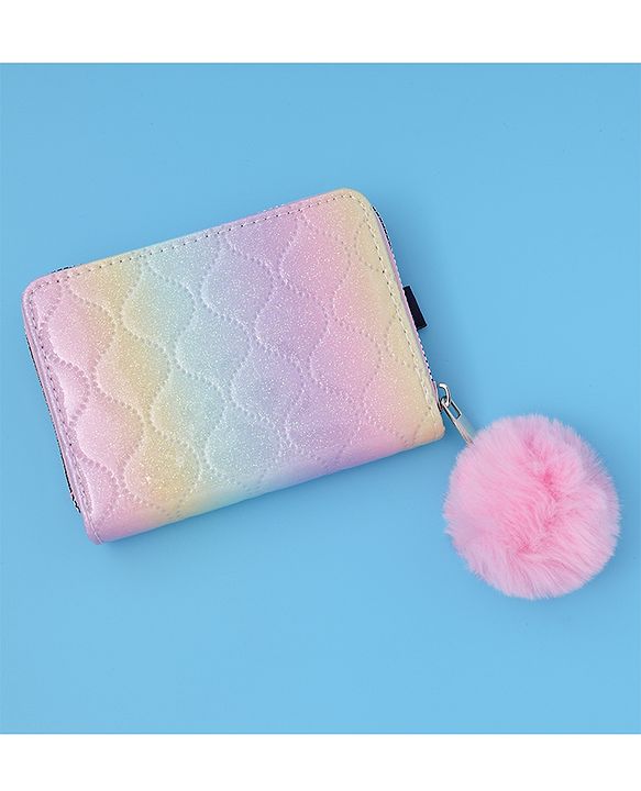 Pine Kids Wallets With Rainbow Coloured Patch - Multicolor