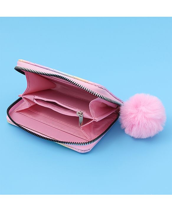 Pine Kids Wallets With Rainbow Coloured Patch - Multicolor