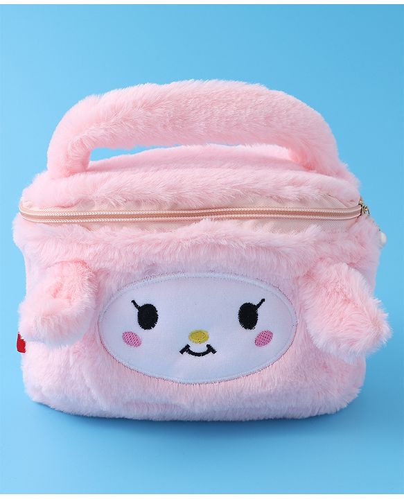 Babyhug Handbag with Kitty Design- Pink