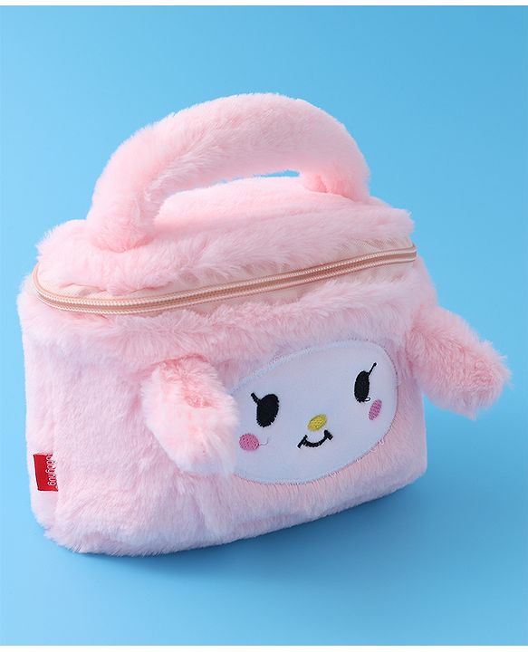 Babyhug Handbag with Kitty Design- Pink