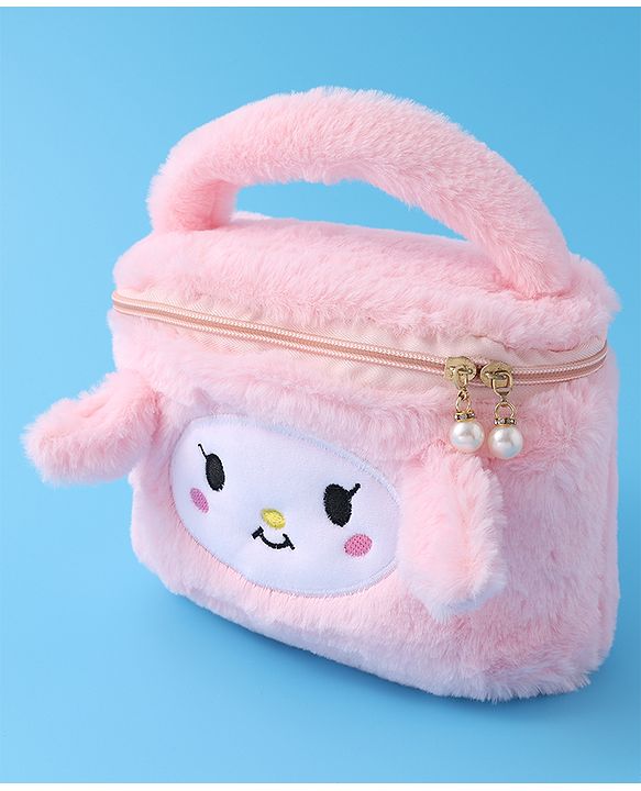 Babyhug Handbag with Kitty Design- Pink