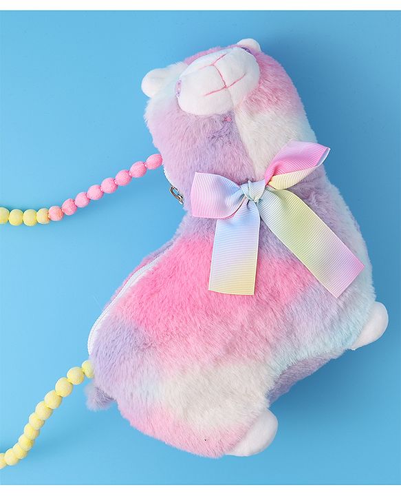 Babyhug Bear Shape Sling Bag - Multicolor
