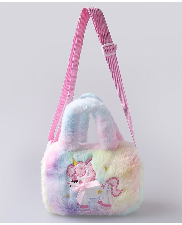 Babyhug Unicorn Design Sling Bag - Multicolor