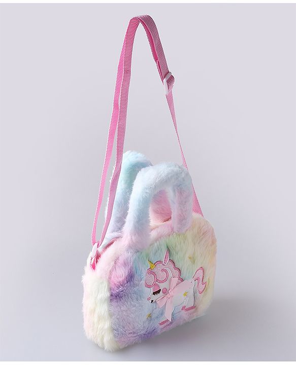 Babyhug Unicorn Design Sling Bag - Multicolor