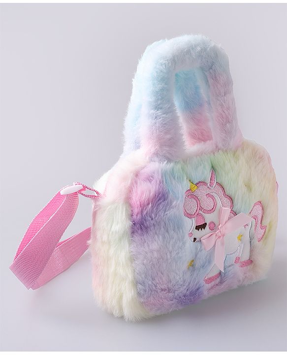 Babyhug Unicorn Design Sling Bag - Multicolor