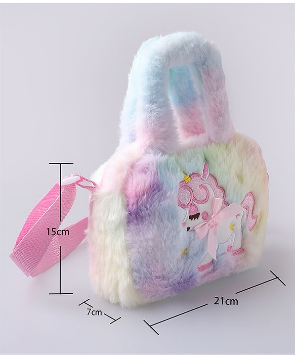 Babyhug Unicorn Design Sling Bag - Multicolor