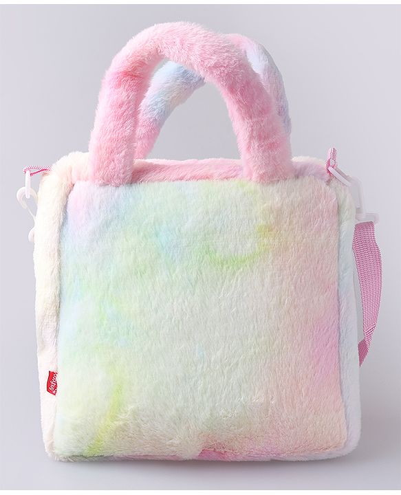 Babyhug Sling Bag With Unicorn Embroidery - Multicolor