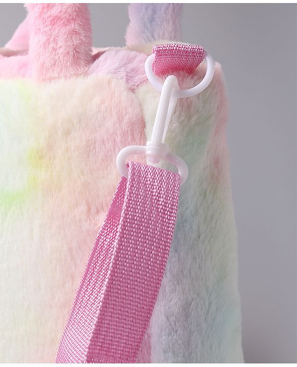 Babyhug Sling Bag With Unicorn Embroidery - Multicolor