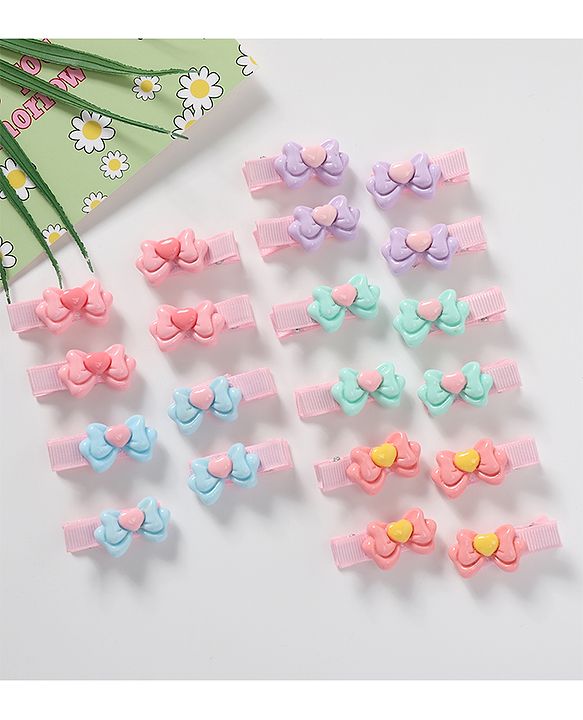 Babyhug Free Size Hair Pins & Clips Pack of 20 - Multicolor