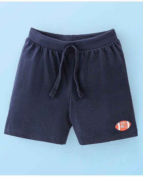 Babyhug Cotton Knit Striped Shorts Pack of 3- Multicolor