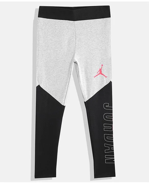 Jordan Millenial Blocked Legging Grey & Black Online in India, Buy