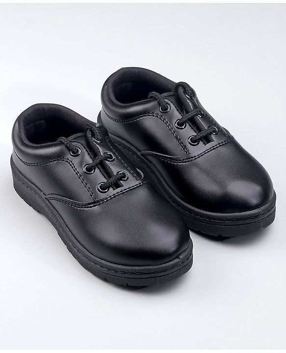 Pine Kids School Shoes - Black