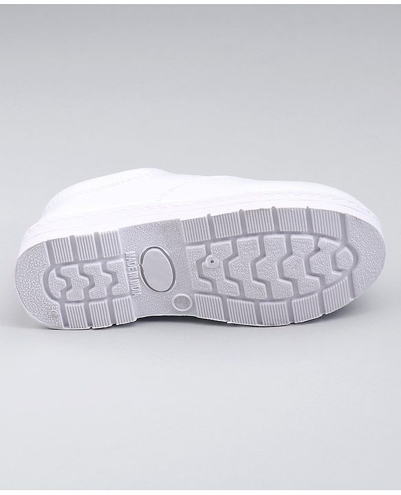 Pine Kids Lace Ups School Shoes - White