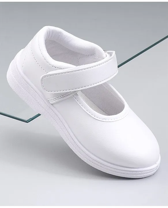 Girls white velcro shoes on sale