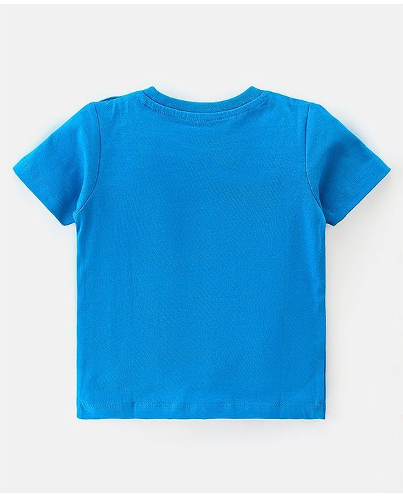 Babyhug 100% Cotton Knit Half Sleeves T-Shirt With Stripe & Text Graphics Pack Of 3 - Multicolour