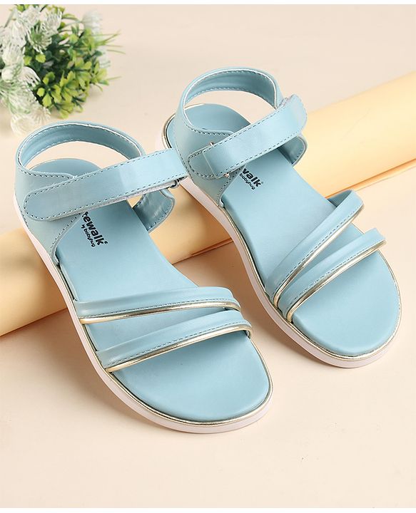Cute Walk by Babyhug Velcro Closure Sandal - Blue
