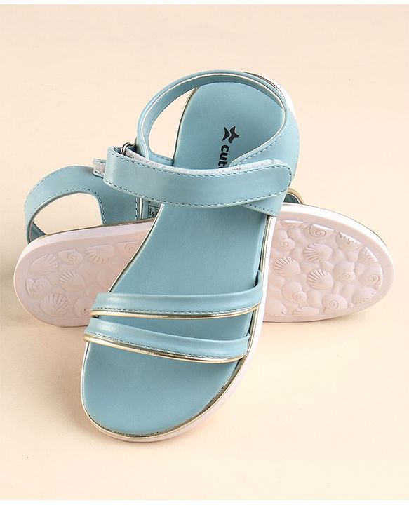 Cute Walk by Babyhug Velcro Closure Sandal - Blue