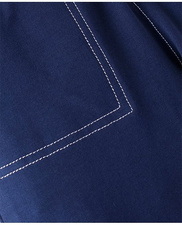 Pine Kids Knit Full Length Solid Lounge Pant - Navy Blue