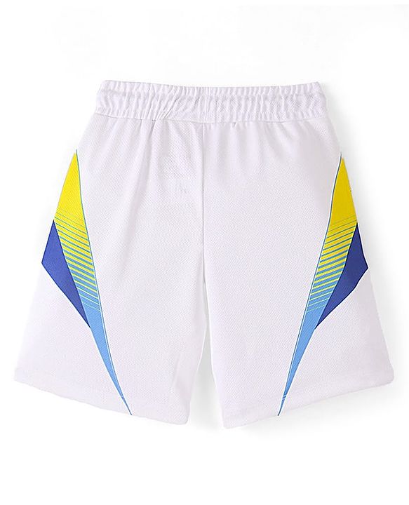 Pine Active Knit Sleeveless Printed T-Shirt & Shorts Set - Blue