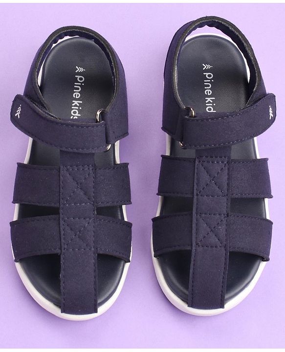 Pine Kids Velcro Closure Sandals - Blue