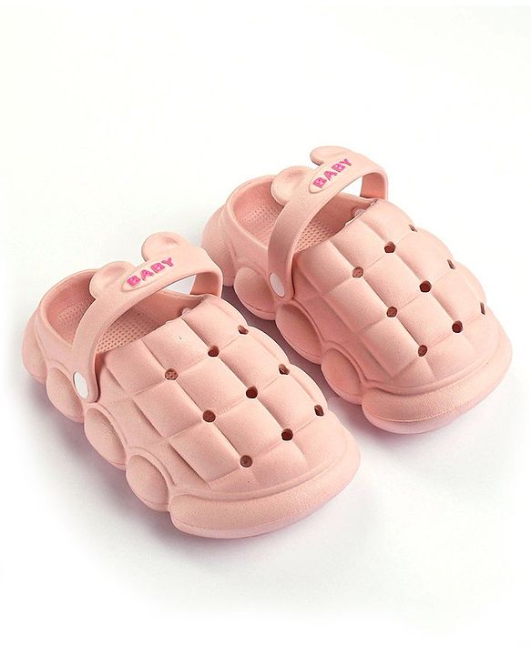 Cute Walk by Babyhug Clogs With Ear Applique - White