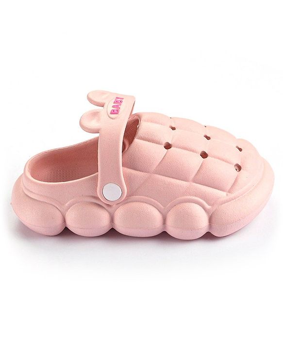 Cute Walk by Babyhug Clogs With Ear Applique - White