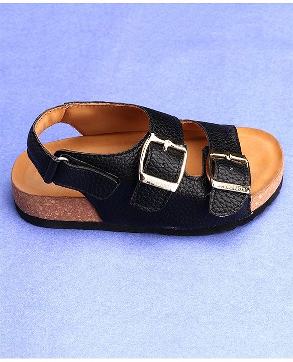 Pine Kids Open Toe Sandals - Black