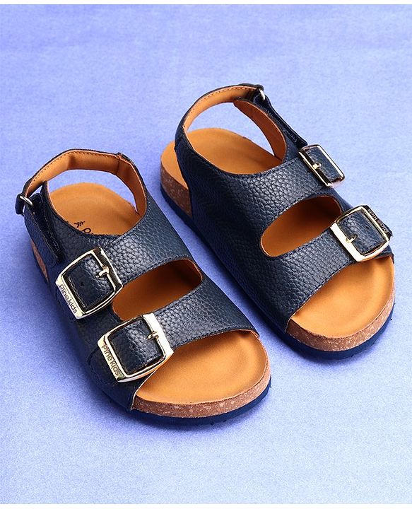 Pine Kids Sandals with Velcro Closure - Blue