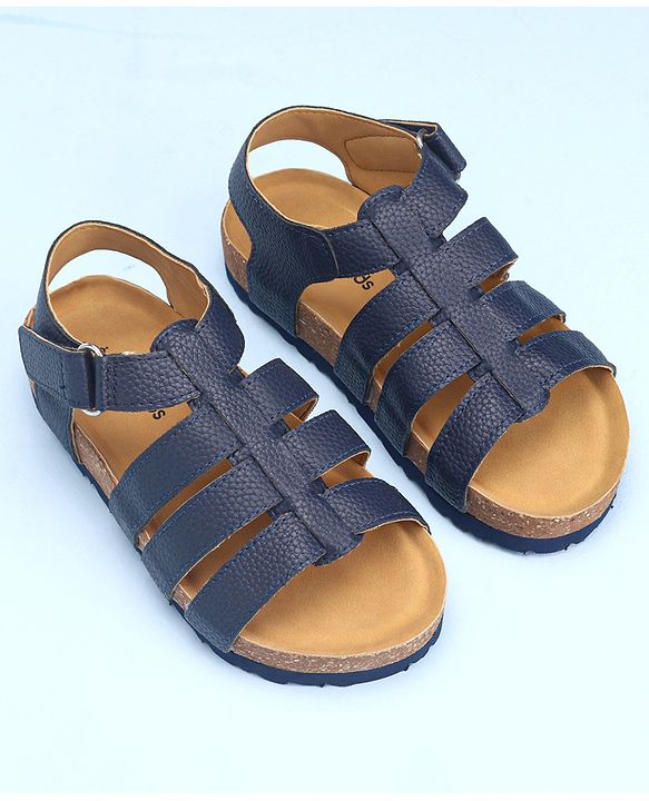 Pine Kids Velcro Closure Sandals - Blue