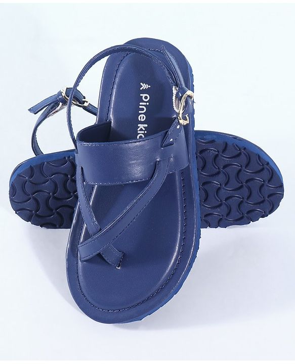 Pine Kids Ethnic Wear Sandals - Dark Brown