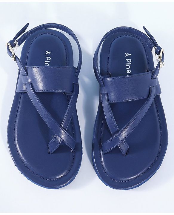 Pine Kids Ethnic Wear Sandals - Dark Brown