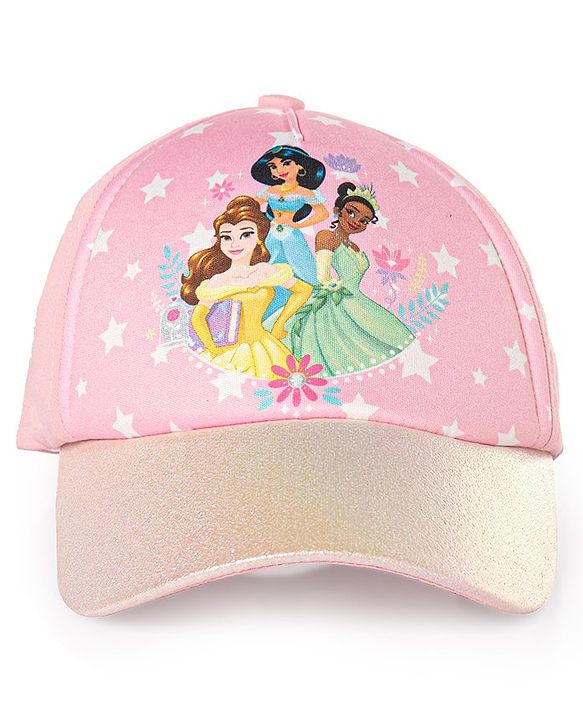 Babyhug Disney Princess Summer Cap - Pink