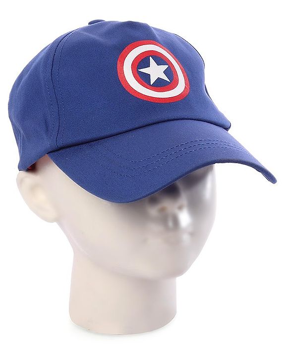 Pine Kids Marvel Captain America Summer Cap Blue - Diameter 17 cm
