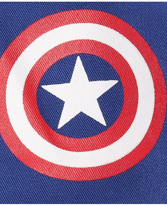 Pine Kids Marvel Captain America Summer Cap Blue - Diameter 17 cm