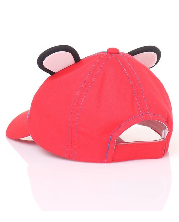 Babyhug Disney Mickey Mouse Summer Cap - Red
