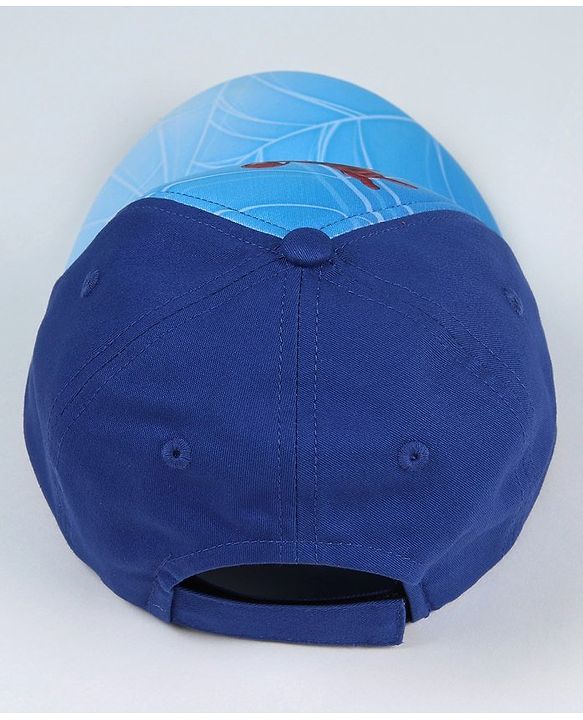 Babyhug Marvel Spiderman Summer Cap - Blue