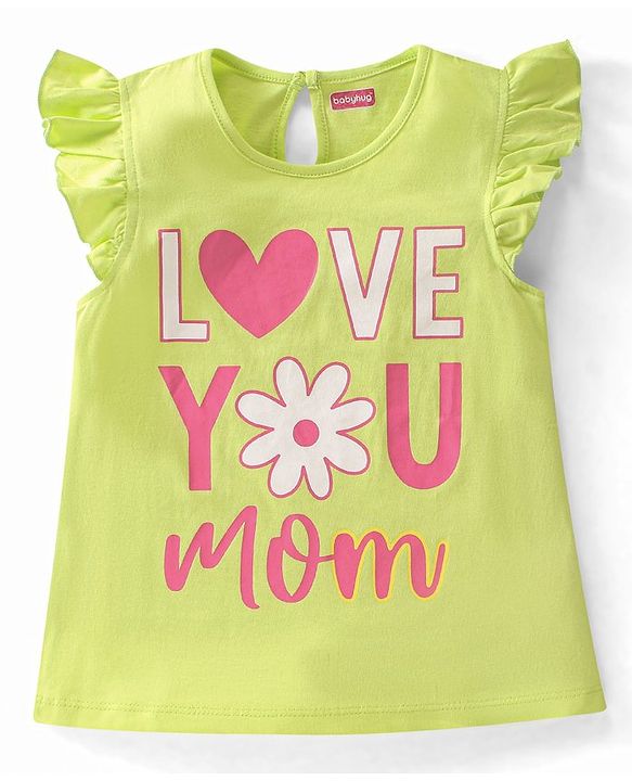 Babyhug Cotton Knit Sleeveless Top with Frill Detailing Polka Dot Graphic Pack of 3 - Pink Blue & Green