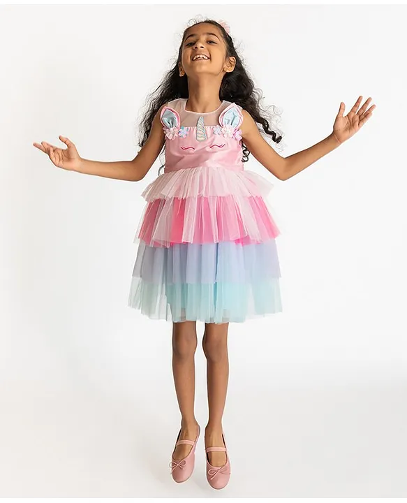 Meri Meri Rainbow Ruffle Princess Costume 5-6 Years (pack Of 1) : Target