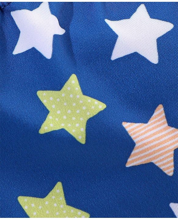 Babyhug Star Print Swimming Trunk - Navy Blue