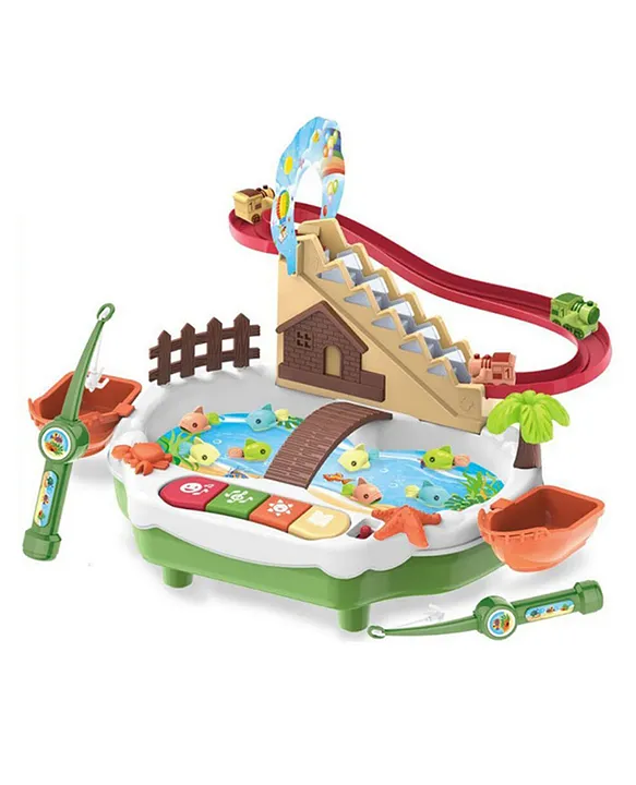 AKN TOYS Fishing Game Toys with Slideway, Electronic Toy Fishing Set with  Magnetic Pond, Learning Educational Toys (colour may vary) Online India,  Buy Board Games for (3-8Years) at  - 15850001