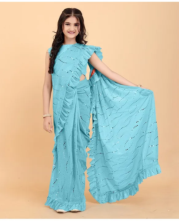 Buy online Self Design Bollywood Saree from ethnic wear for Women by  Yashika for ₹499 at 77% off | 2024 Limeroad.com