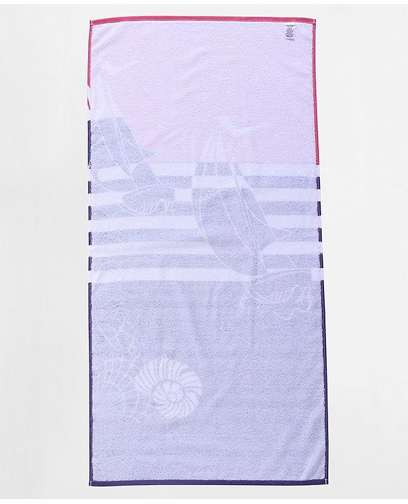 Pine Kids Cotton Woven Towel Boat  Print L 124.5 x B 61 cm - Multicolour