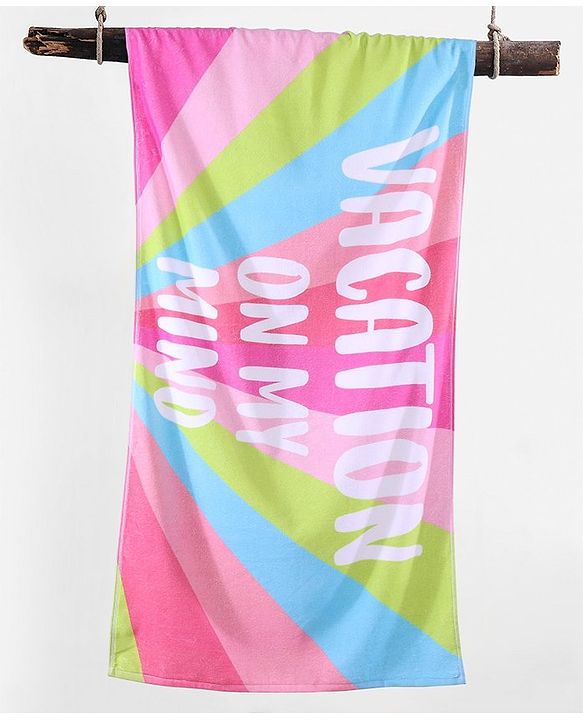 Pine Kids Cotton Towel & Wrapper Free Size - Multicolor