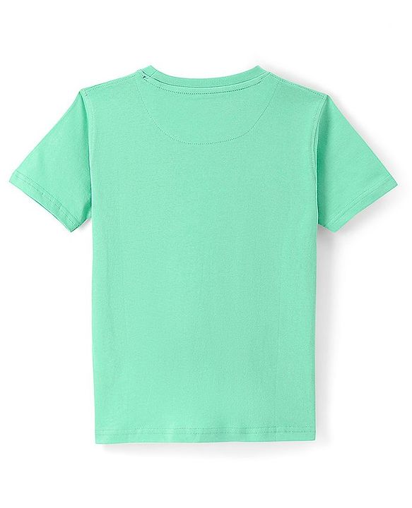 Pine Kids Cotton Half Sleeves T-Shirt Skating Print - Spring Bud