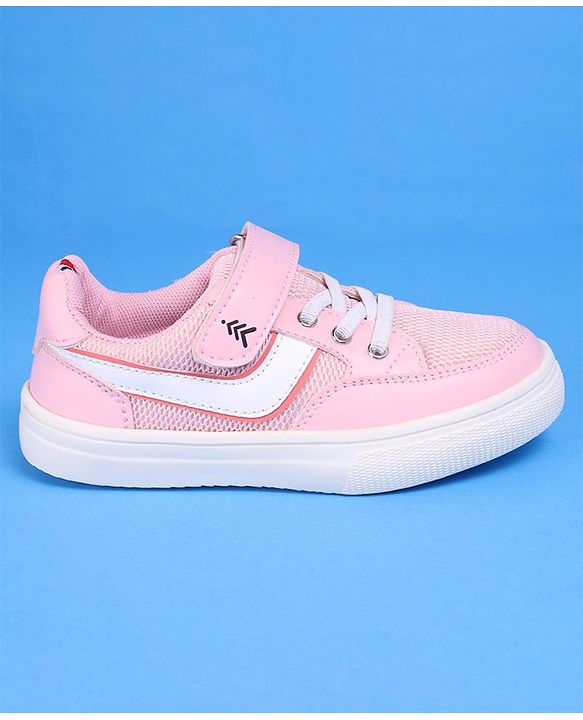 Pine Kids Casual Shoes with Velcro Closure - Pink