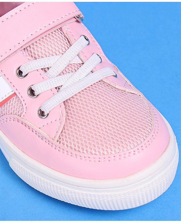 Pine Kids Casual Shoes with Velcro Closure - Pink