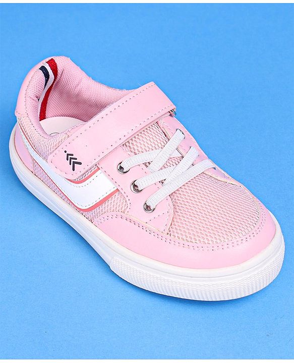 Pine Kids Casual Shoes with Velcro Closure - Pink