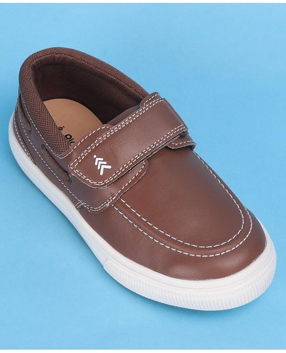 Pine Kids Casual Shoes with Velcro Closure - Brown