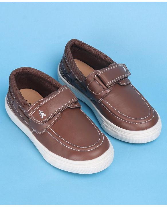 Pine Kids Casual Shoes with Velcro Closure - Brown