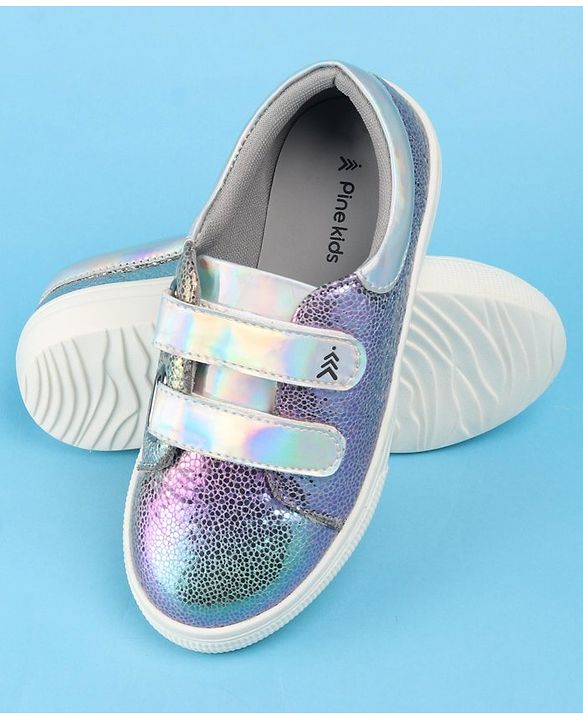 Pine Kids Casual Shoes with Velcro Closure - Multicolour